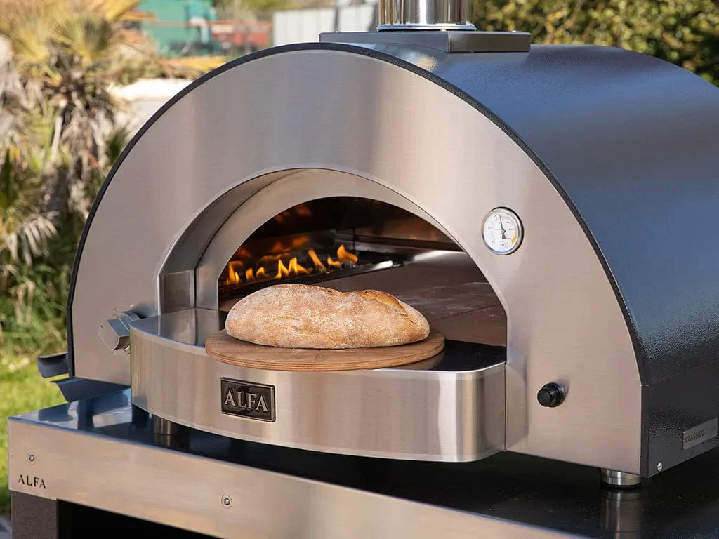 Alfa Classico 4 Pizze Gas-Fired Pizza Oven (Ardesia Grey) - Image 4