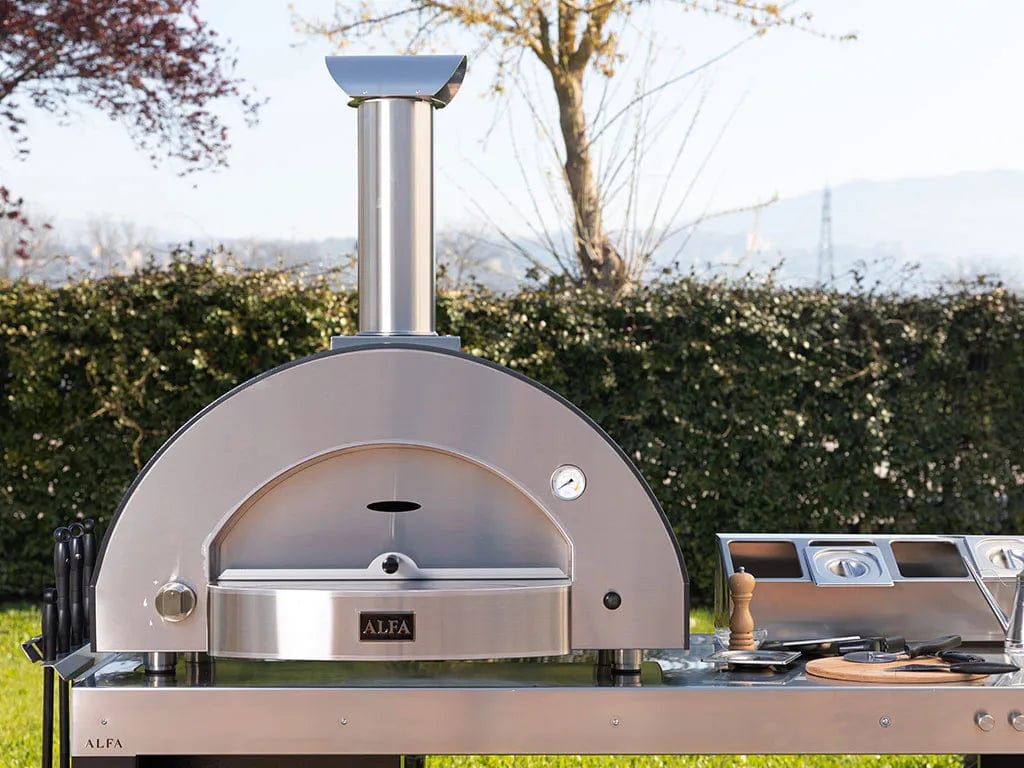 Alfa Classico 4 Pizze Gas-Fired Pizza Oven (Ardesia Grey) - Image 8