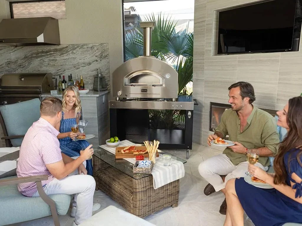 Alfa Futuro 2 Pizze Gas-Fired Pizza Oven (White Stone) - Image 6