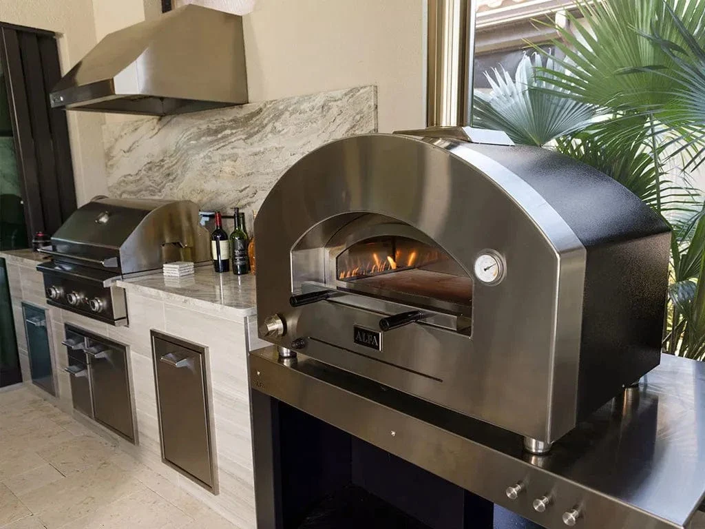 Alfa Futuro 2 Pizze Gas-Fired Pizza Oven (White Stone) - Image 9