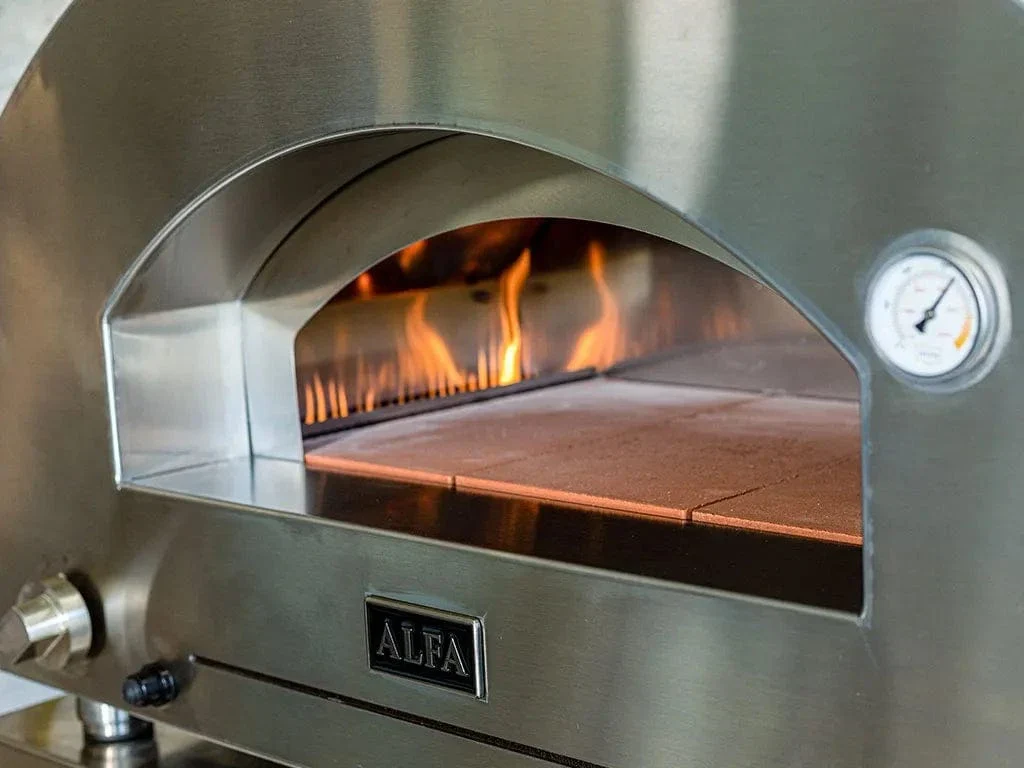 Alfa Futuro 4 Pizze Gas-Fired Pizza Oven (Wrinkle Black) - Image 11