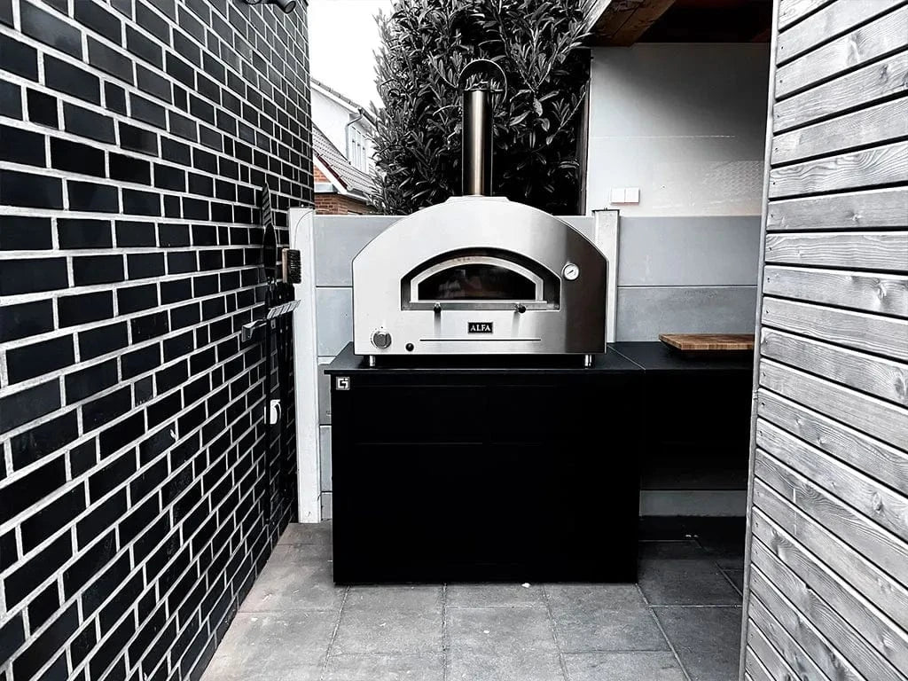 Alfa Futuro 4 Pizze Gas-Fired Pizza Oven (Wrinkle Black) - Image 12