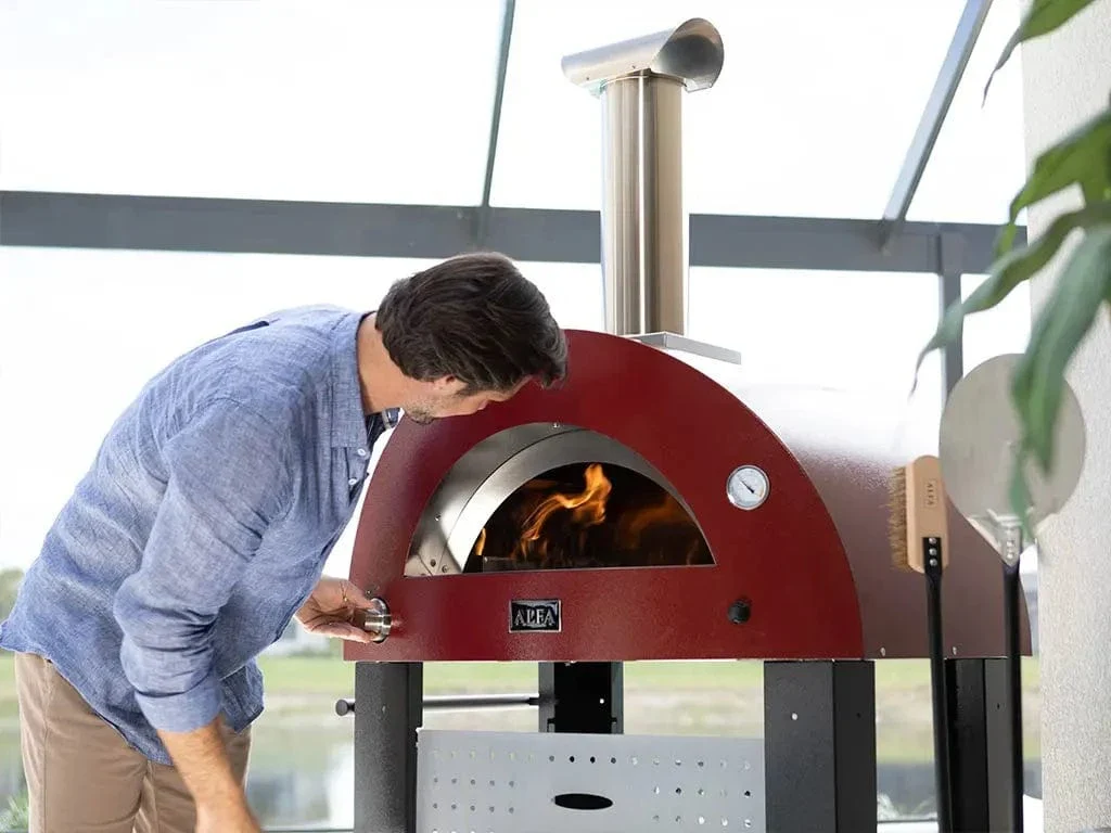Alfa Moderno 2 Pizze Gas Fired Pizza Oven (Ruby Red) - Image 5