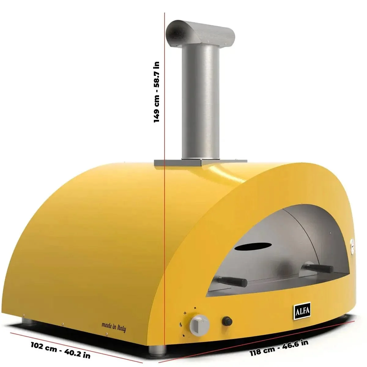 Alfa Moderno 5 Pizze Gas-Fired Pizza Oven - Image 12