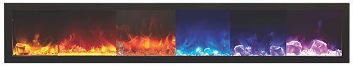 Amantii Panorama Slim 40 Indoor / Outdoor Built-in Electric Fireplace - Image 4