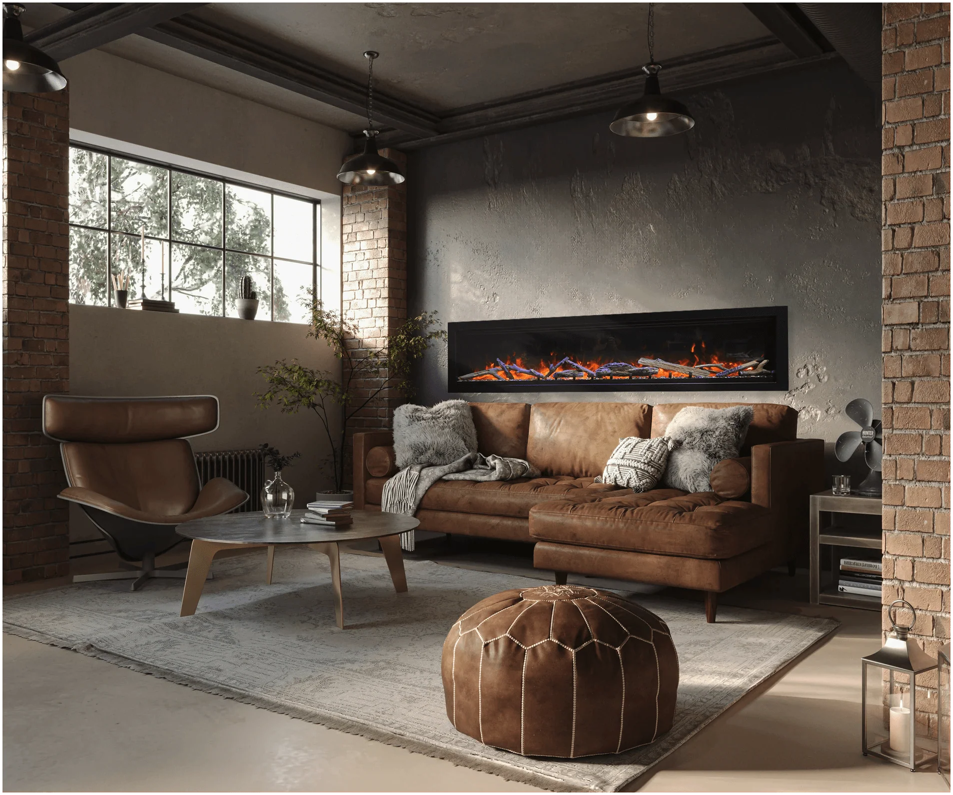 Amantii Symmetry Lumina 42 Built-In Electric Fireplace - Image 2