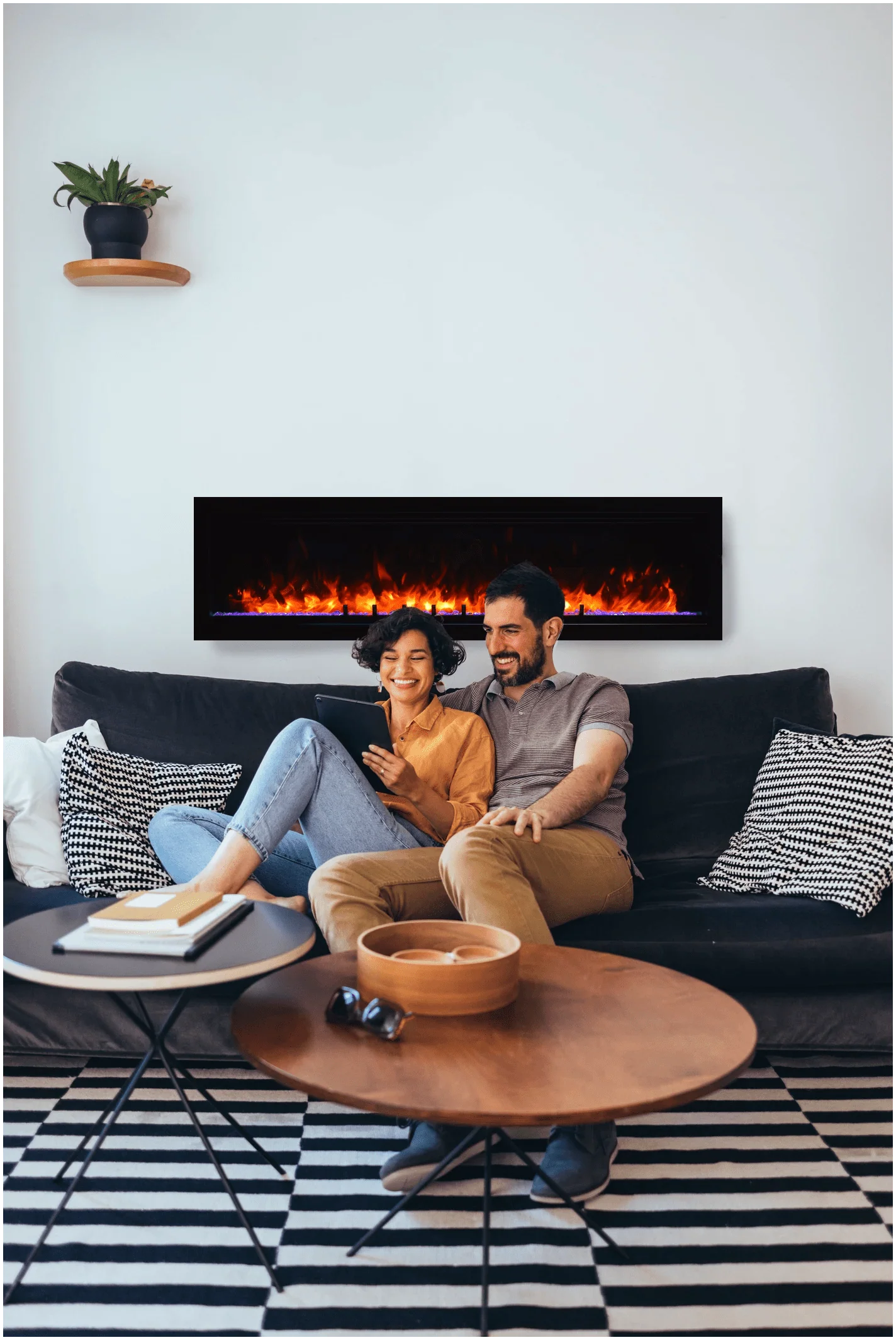 Amantii Symmetry Lumina 42 Built-In Electric Fireplace - Image 3