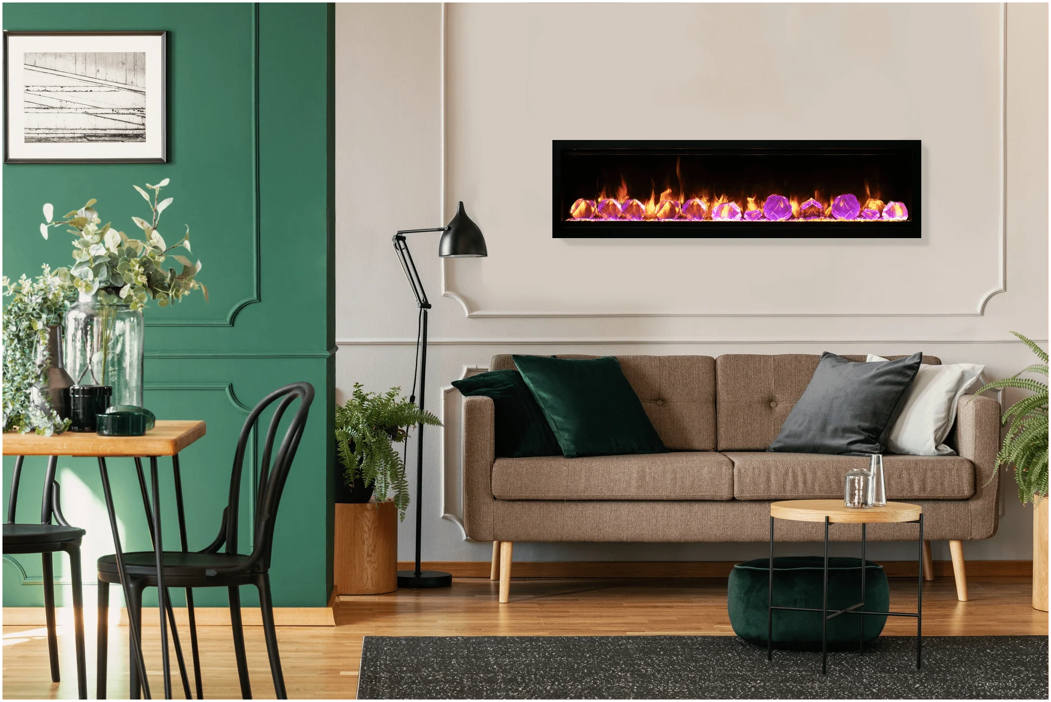 Amantii Symmetry Lumina 42 Built-In Electric Fireplace - Image 5