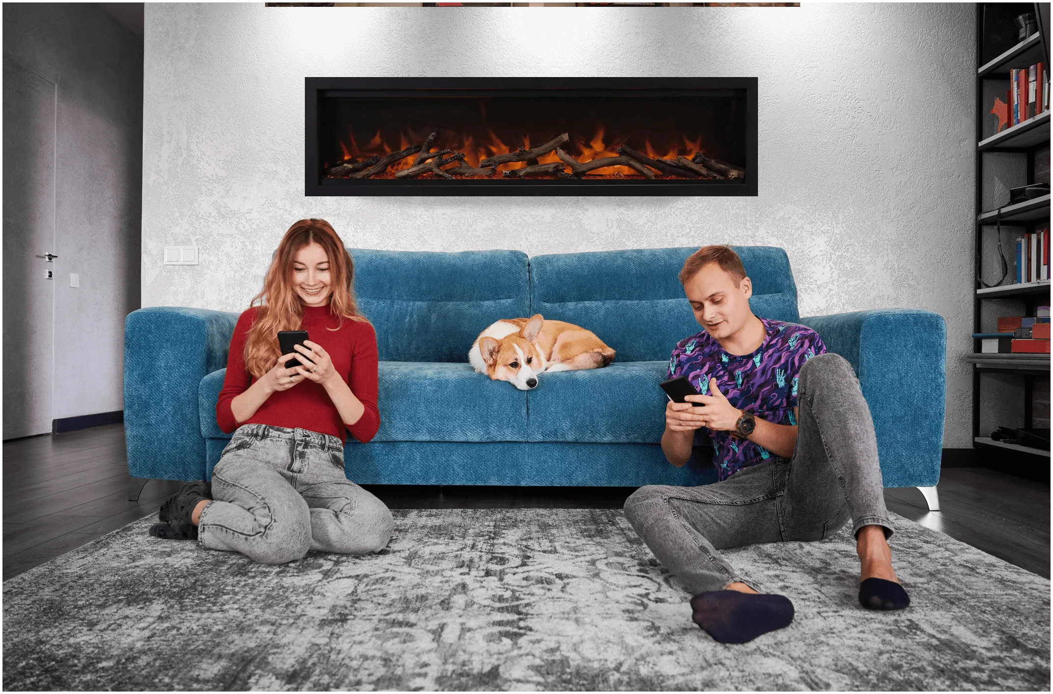 Amantii Symmetry Lumina 42 Built-In Electric Fireplace - Image 6