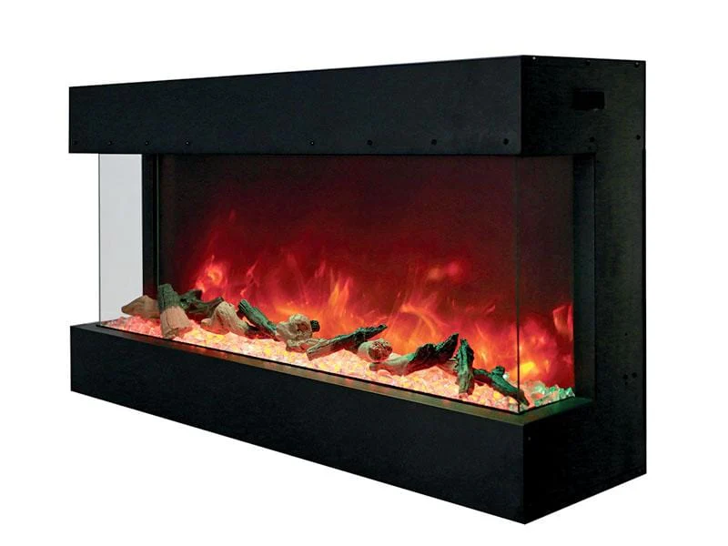 Amantii Tru-View Deep 40 3-Sided Built-In Electric Fireplace - Image 3