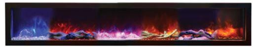 Amantii Tru-View Deep 40 3-Sided Built-In Electric Fireplace - Image 6
