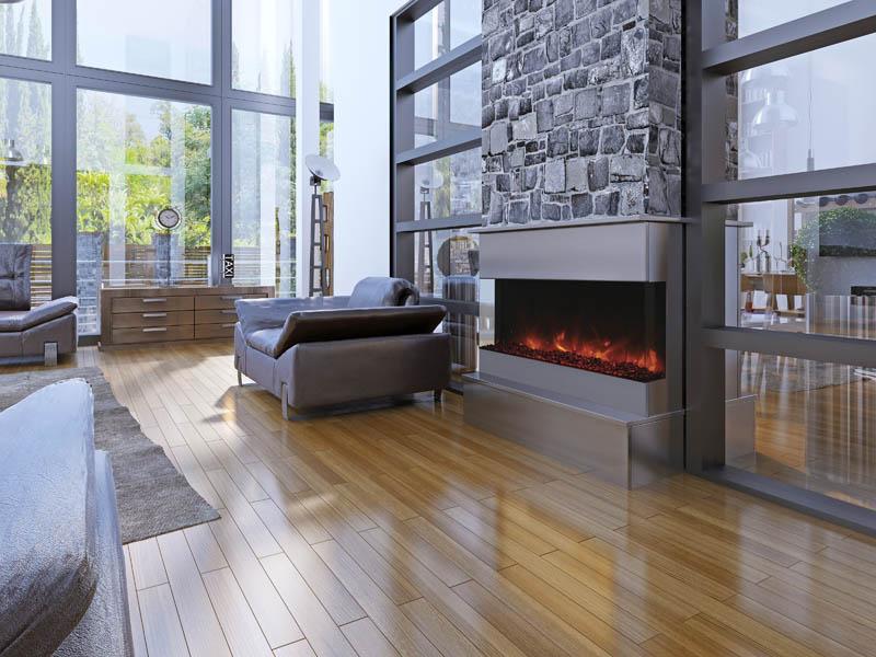 Amantii Tru-View Deep 50 3-Sided Built-In Electric Fireplace - Image 4