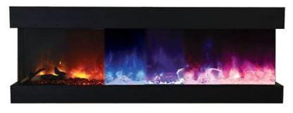 Amantii Tru-View Deep 50 3-Sided Built-In Electric Fireplace - Image 5