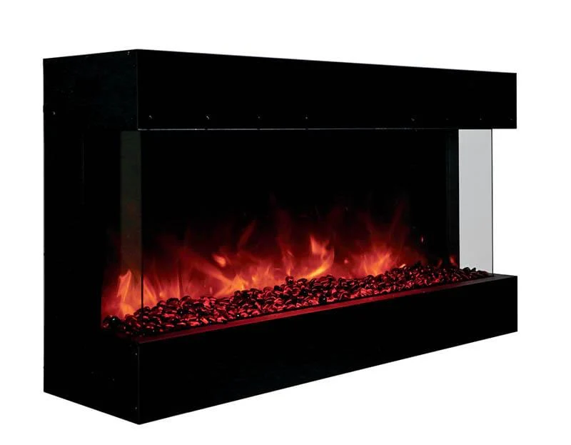 Amantii Tru-View Deep 72 3-Sided Built-In Electric Fireplace - Image 2