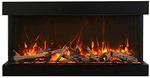 Amantii Tru-View Extra Tall 60 3-sided Indoor / Outdoor Electric Fireplace - Image 3
