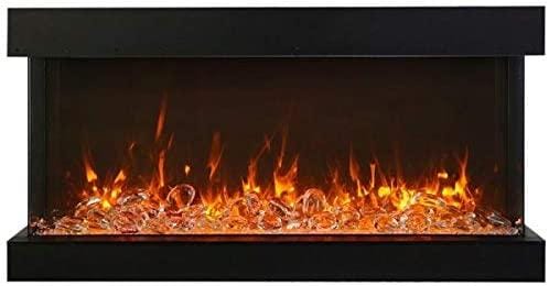 Amantii Tru-View Extra Tall 72 3-sided Indoor / Outdoor Electric Fireplace - Image 3