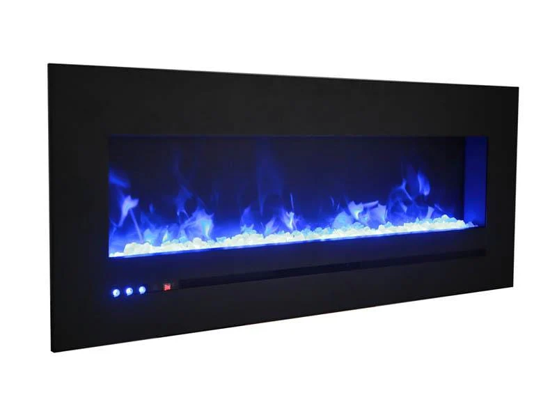 Amantii Wall/Flush-Mount 60" Electric Fireplace w/ Steel Surround - Image 2