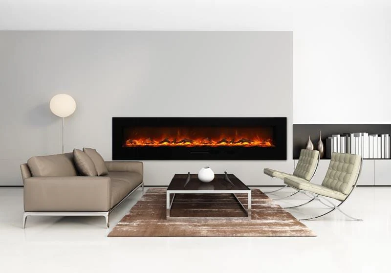 AmantiiWall/Flush-Mount 88" Electric Fireplace - Image 3
