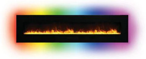AmantiiWall/Flush-Mount 88" Electric Fireplace - Image 4