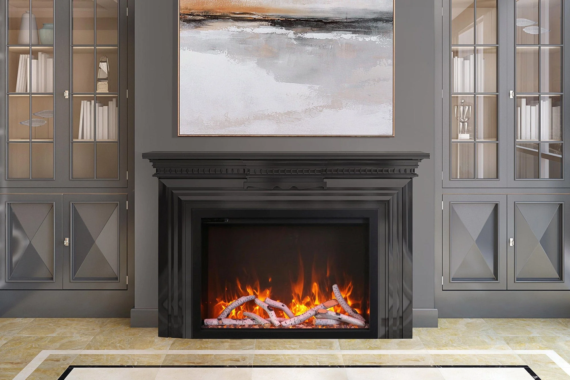 Ambiance Fireplaces 42" Traditional Electric Fireplace - Image 3