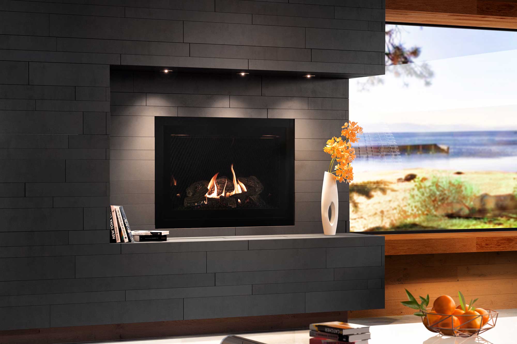Ambiance Fireplaces Intrigue 36 Gas Fireplace - Image 4