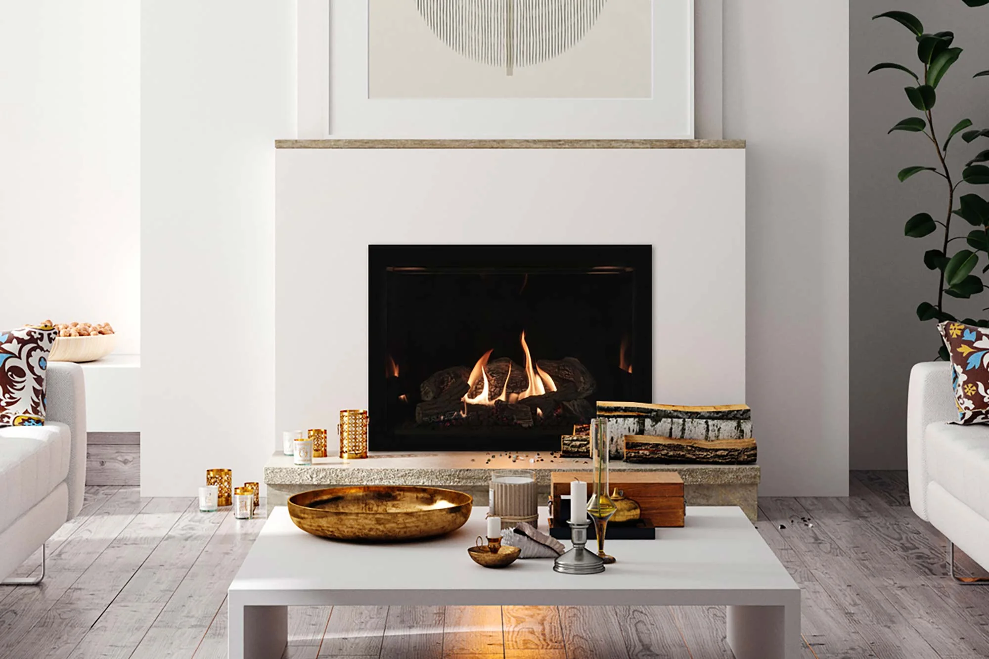 Ambiance Fireplaces Intrigue 36 Gas Fireplace - Image 5