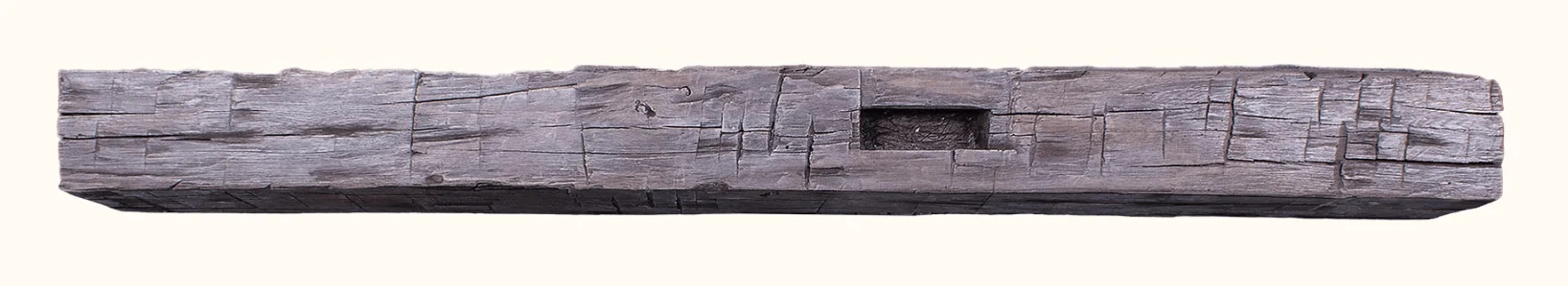 Ambiance HEWN Mortise Beam Storm Grey 60" - HMB-5-SG