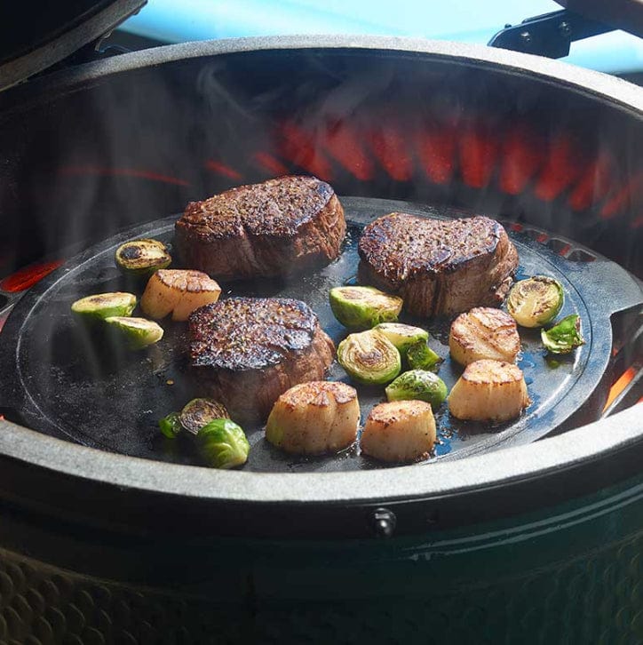 Big Green Egg Cast-Iron Dual-Sided Plancha Griddle - Image 3