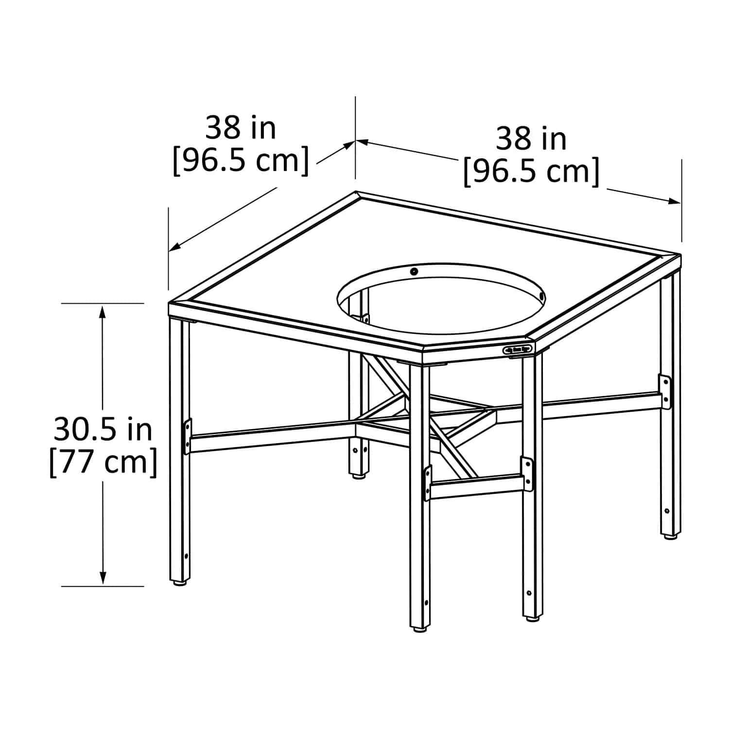 Big Green Egg Modular Nest Corner Unit (XLarge) - 128782 - Image 6
