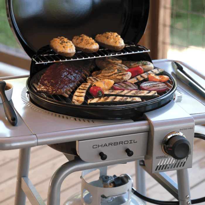 Char Broil Bistro Pro Gas Grill + Charcoal Mode - Image 3