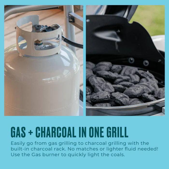 Char Broil Bistro Pro Gas Grill + Charcoal Mode - Image 8