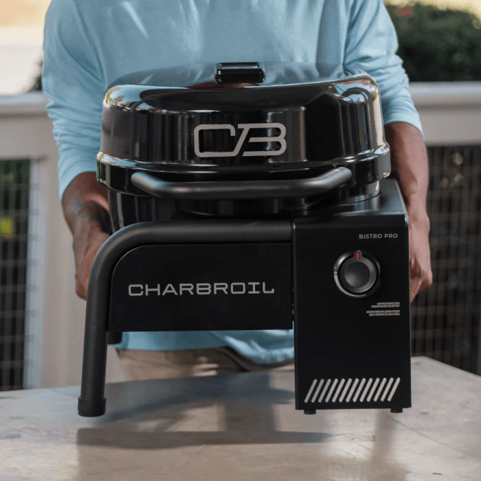 Char Broil Bistro Pro Tabletop Gas Grill Blackout - Image 2