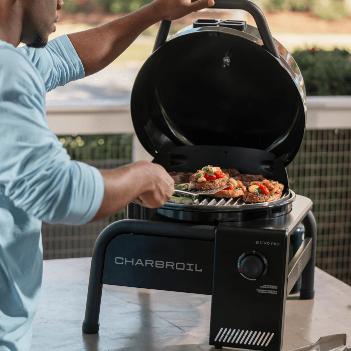 Char Broil Bistro Pro Tabletop Gas Grill Blackout - Image 3