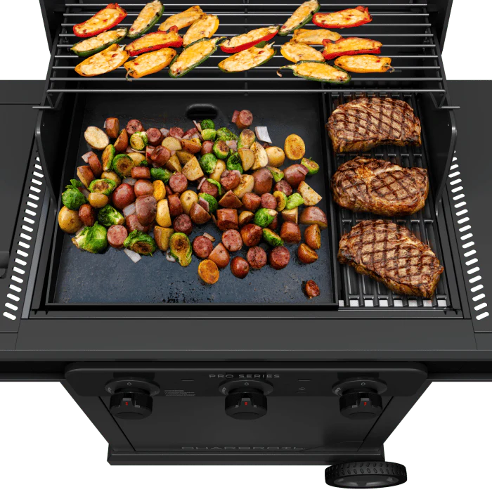 Char Broil Pro Series 3-Burner Gas Grill with Side Burner - Image 11