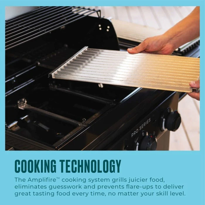 Char Broil Pro Series 3-Burner Gas Grill with Side Burner - Image 17