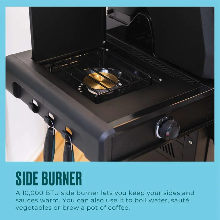 Char Broil Pro Series 3-Burner Gas Grill with Side Burner - Image 18