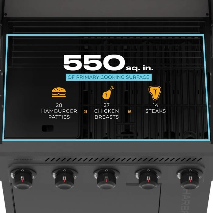 Char Broil Versa-Tile 28" 3-Burner All-in-one Cooking Station - Image 3