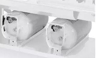 Crown Verity 30 lb Horizontal Propane Tank - CV-CYL-30H