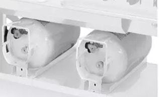 Crown Verity 30 lb Horizontal Propane Tank - CV-CYL-30H - Image 2