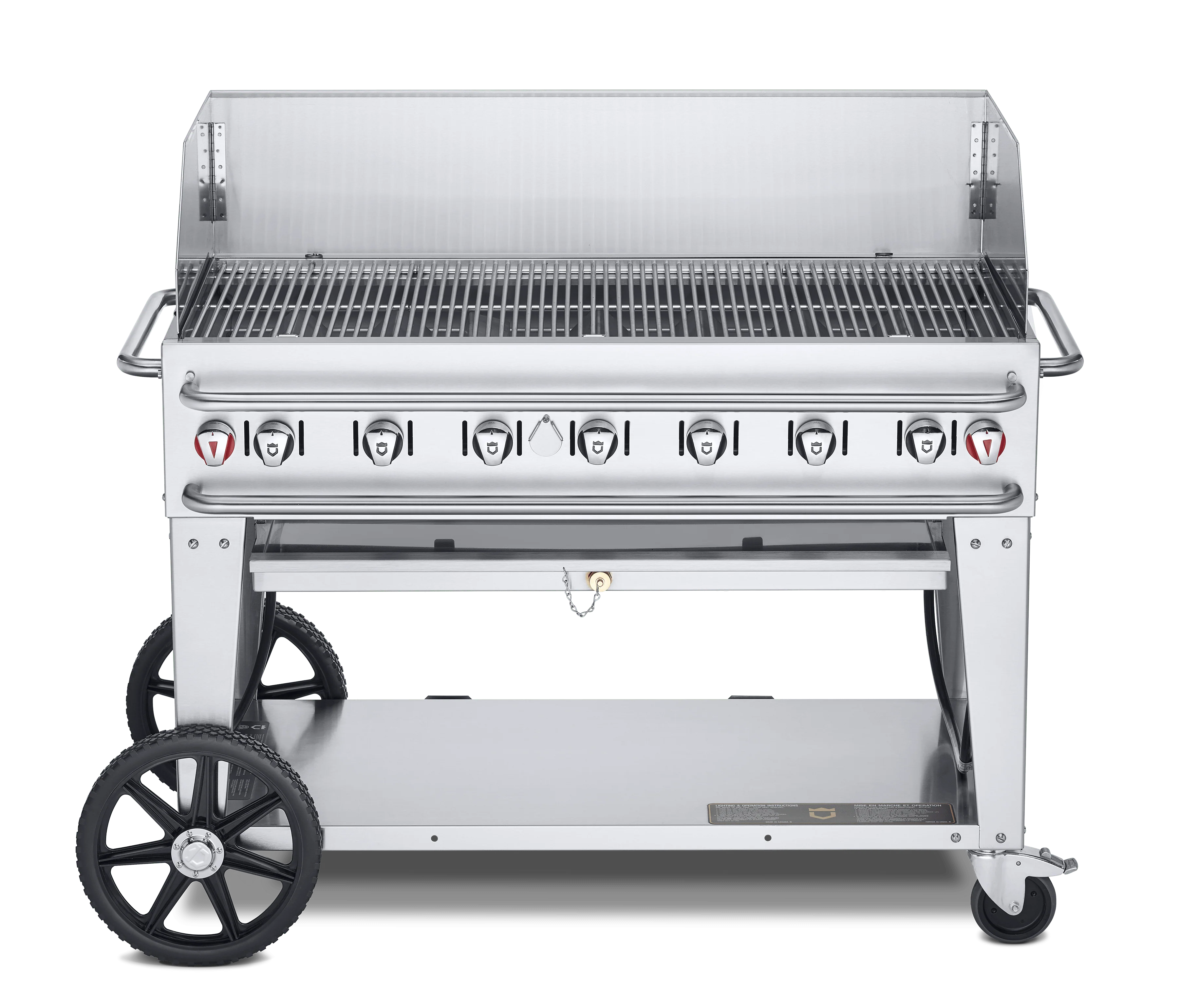 Crown Verity 48" Rental Gas Grill with Windguard Package