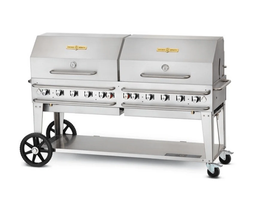 Crown Verity 72" Mobile Club Grill - Image 3