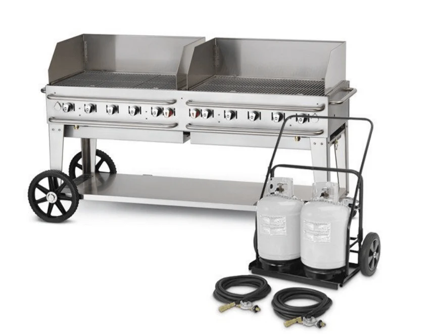 Crown Verity 72" Mobile Club Grill - Image 4