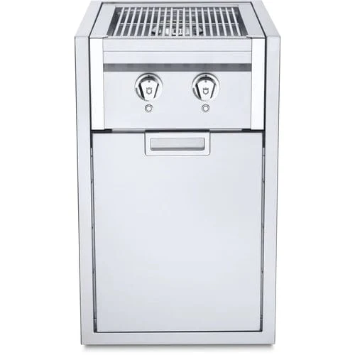 Crown Verity Infinite Built-In Gas Dual Side Burner with Single Drawer and Light Package