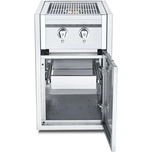 Crown Verity Infinite Built-In Gas Dual Side Burner with Single Drawer and Light Package - Image 2