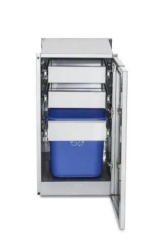 Crown Verity Infinite Series Cabinet Module with Garbage Holder & Double Drawer - ICM-GH-2D