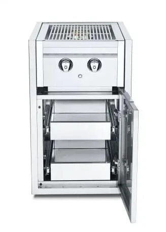 Crown Verity Infinite Series Small Cabinet with Built-In Dual Side Burner & Two Single Drawers - IBISC-SBNG-2D - Image 2