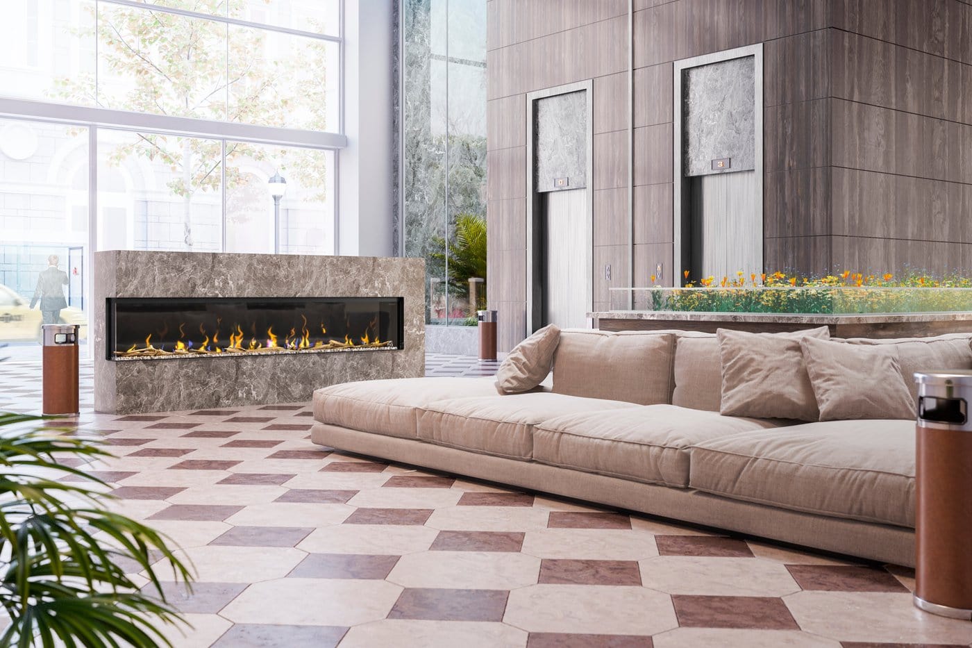 Dimplex IgniteXL Bold 100" Built-in Linear Electric Fireplace - Image 7