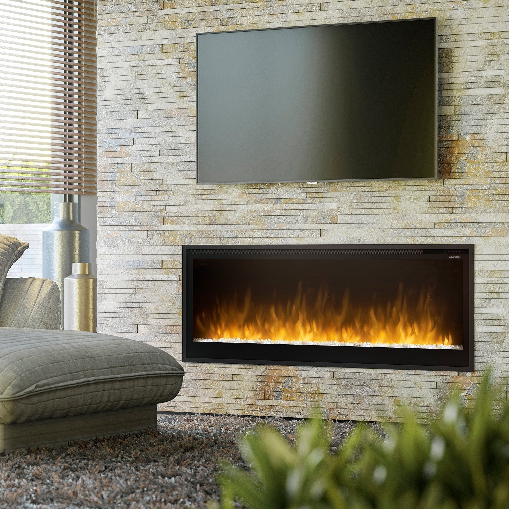 Dimplex Slim Linear 50" Linear Electric Fireplace - PLF5014-XS - Image 5