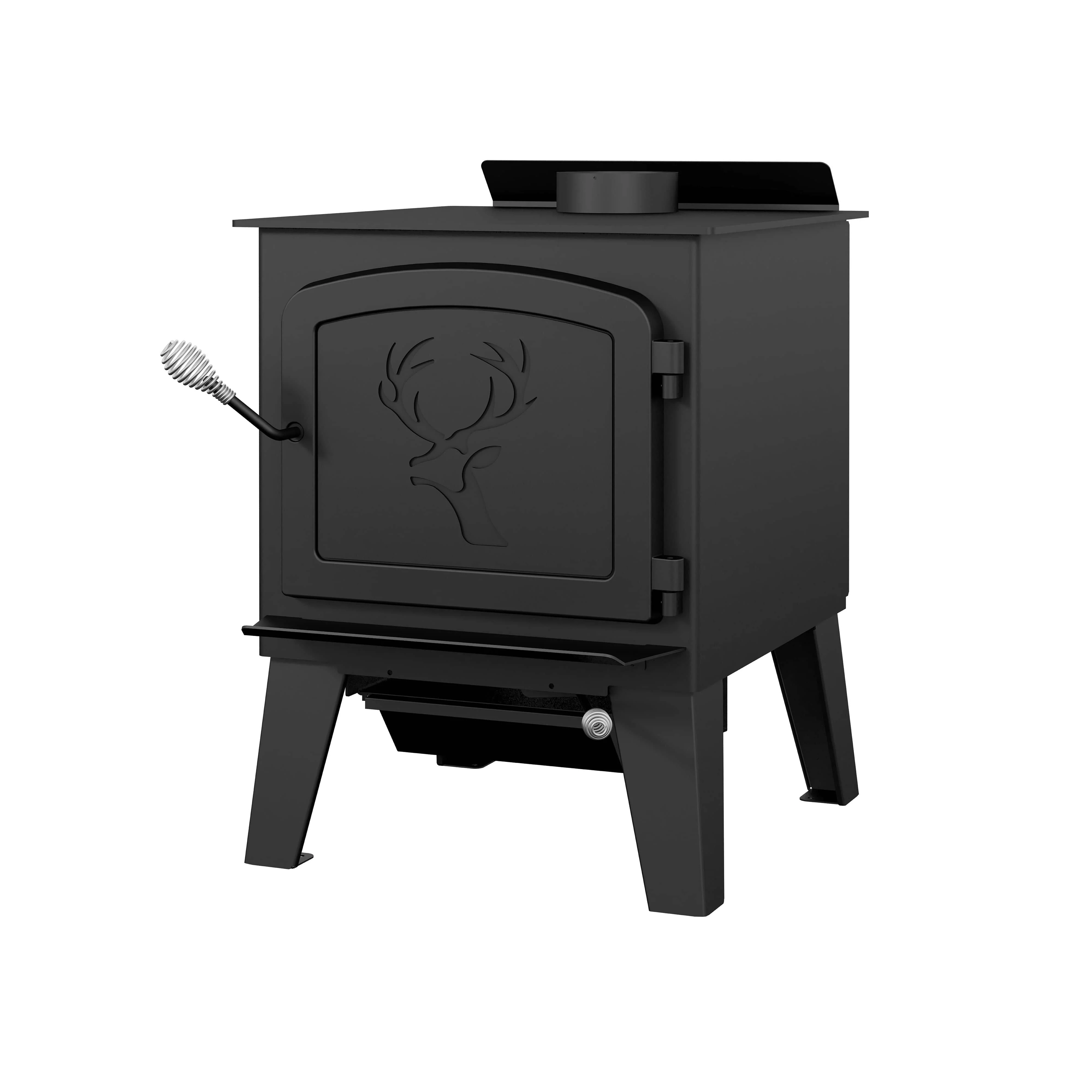 Drolet Black Stag II Wood Stove - Image 3