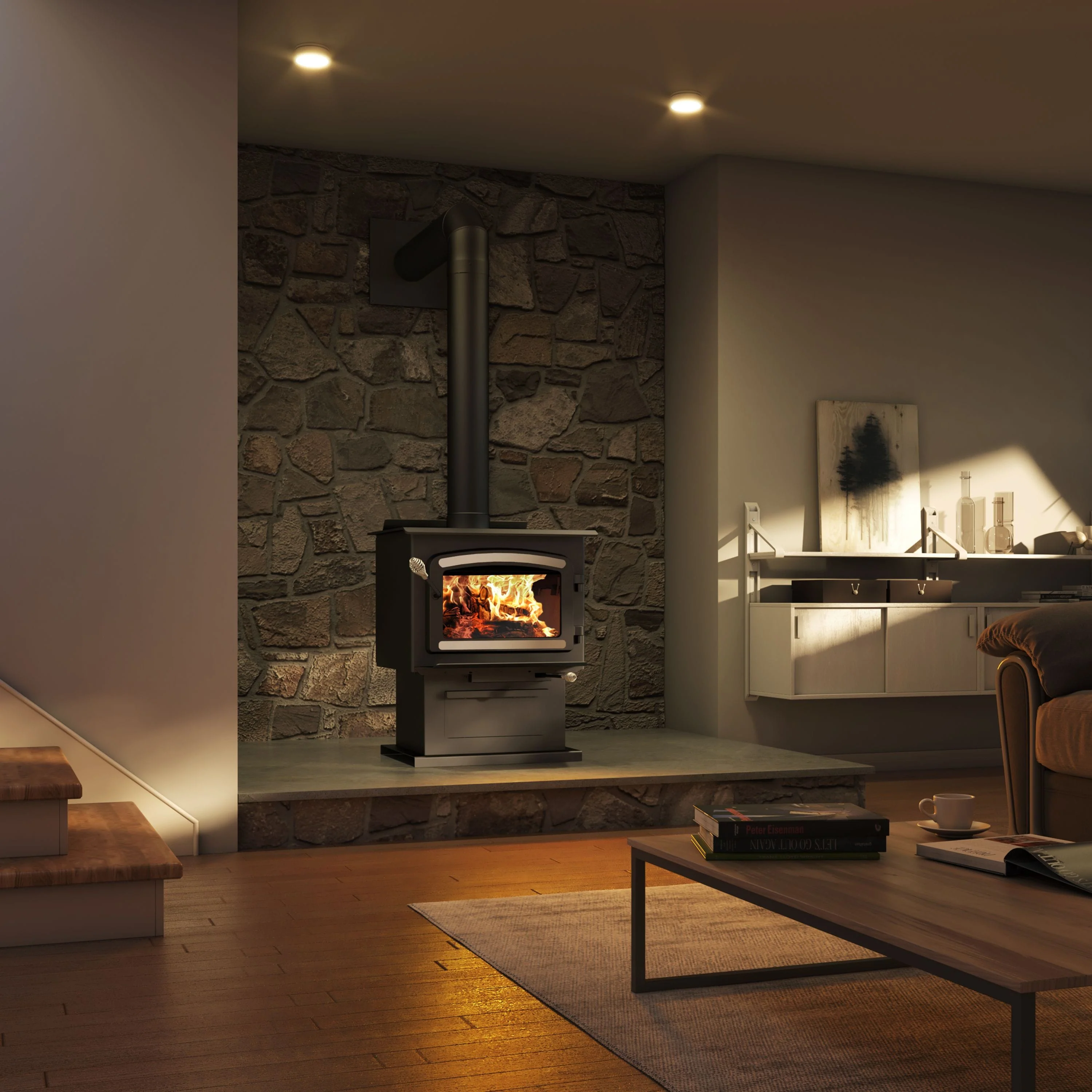 Drolet Heritage Wood Stove w/ Blower - Image 6